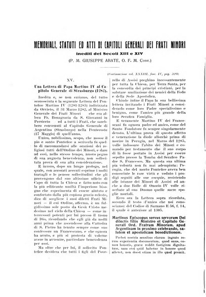 Miscellanea francescana di storia, di lettere, di arti