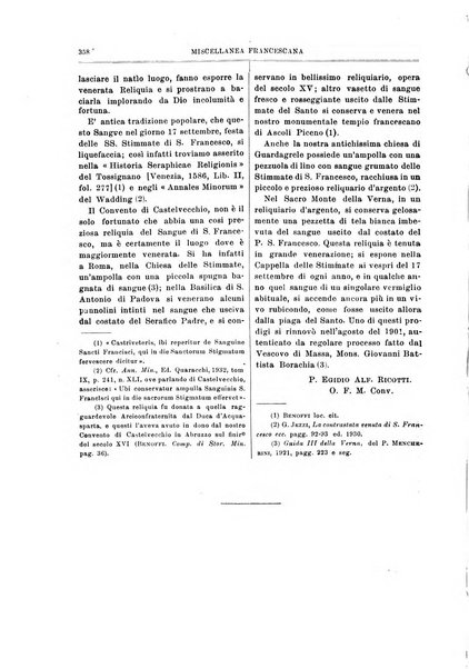 Miscellanea francescana di storia, di lettere, di arti