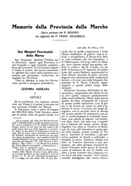 Miscellanea francescana di storia, di lettere, di arti