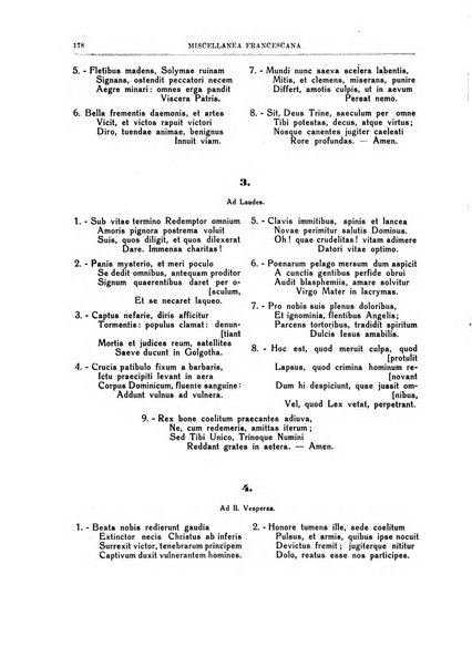 Miscellanea francescana di storia, di lettere, di arti