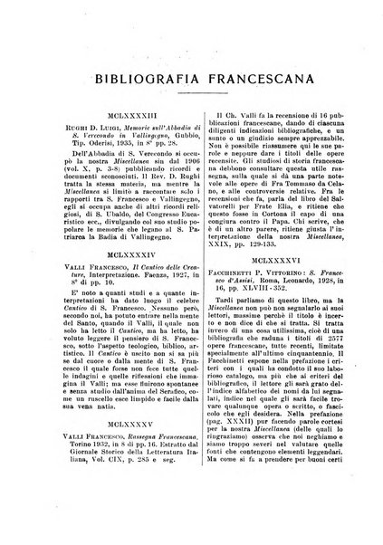 Miscellanea francescana di storia, di lettere, di arti