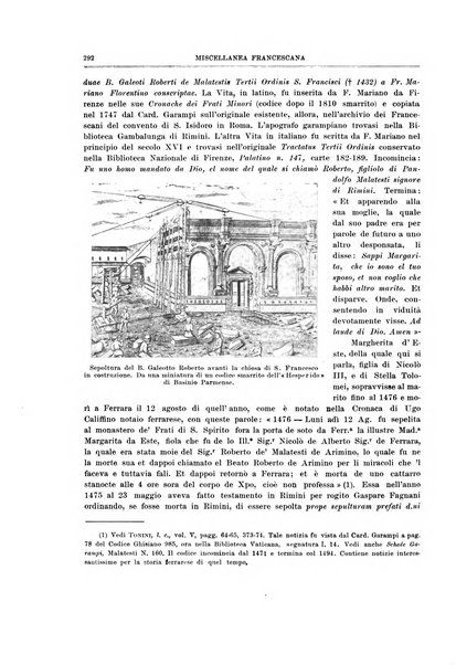 Miscellanea francescana di storia, di lettere, di arti