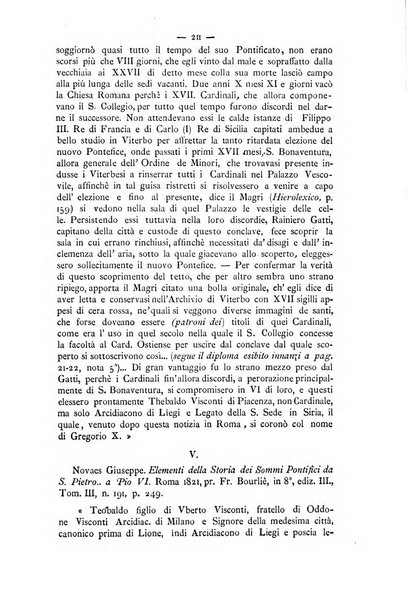 Miscellanea storica romana od archivio di storia medioevale ed ecclesiastica rivista periodica del conte Francesco Cristofori