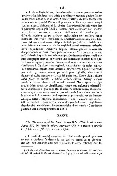 Miscellanea storica romana od archivio di storia medioevale ed ecclesiastica rivista periodica del conte Francesco Cristofori