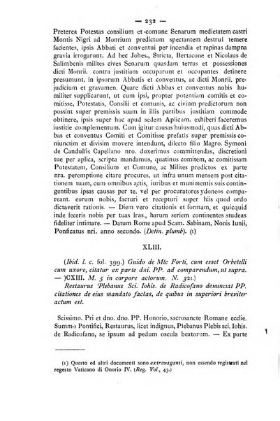 Miscellanea storica romana od archivio di storia medioevale ed ecclesiastica rivista periodica del conte Francesco Cristofori