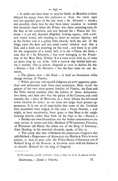 Miscellanea storica romana od archivio di storia medioevale ed ecclesiastica rivista periodica del conte Francesco Cristofori