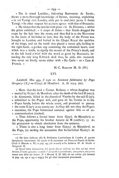 Miscellanea storica romana od archivio di storia medioevale ed ecclesiastica rivista periodica del conte Francesco Cristofori