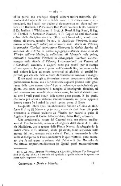 Miscellanea storica romana od archivio di storia medioevale ed ecclesiastica rivista periodica del conte Francesco Cristofori