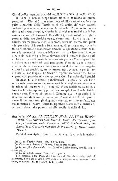 Miscellanea storica romana od archivio di storia medioevale ed ecclesiastica rivista periodica del conte Francesco Cristofori