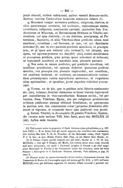 Miscellanea storica romana od archivio di storia medioevale ed ecclesiastica rivista periodica del conte Francesco Cristofori