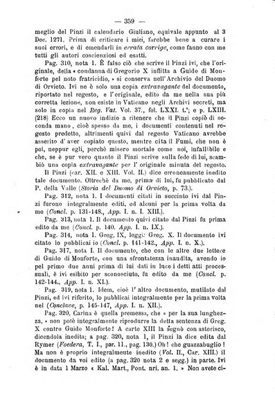 Miscellanea storica romana od archivio di storia medioevale ed ecclesiastica rivista periodica del conte Francesco Cristofori