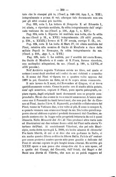 Miscellanea storica romana od archivio di storia medioevale ed ecclesiastica rivista periodica del conte Francesco Cristofori