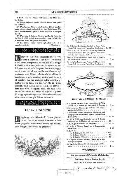 Le missioni cattoliche rivista quindicinale