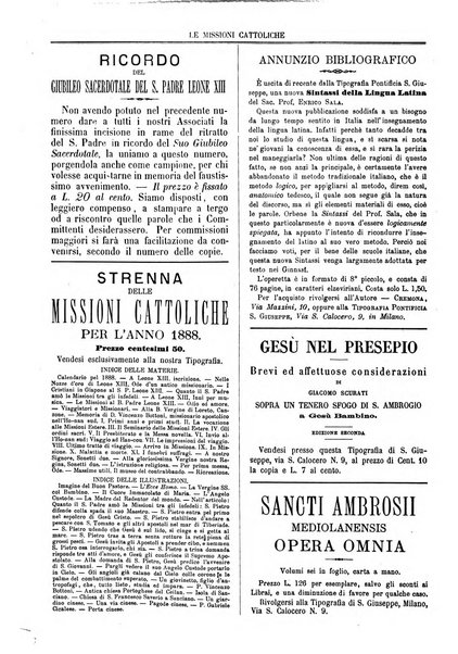 Le missioni cattoliche rivista quindicinale