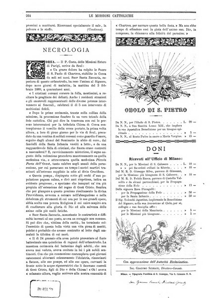 Le missioni cattoliche rivista quindicinale