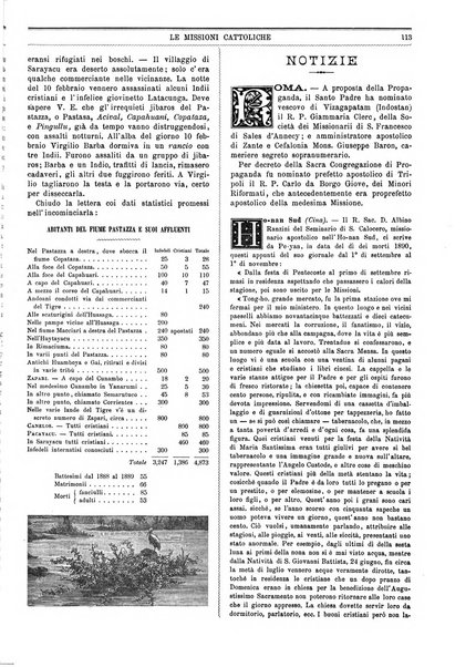 Le missioni cattoliche rivista quindicinale