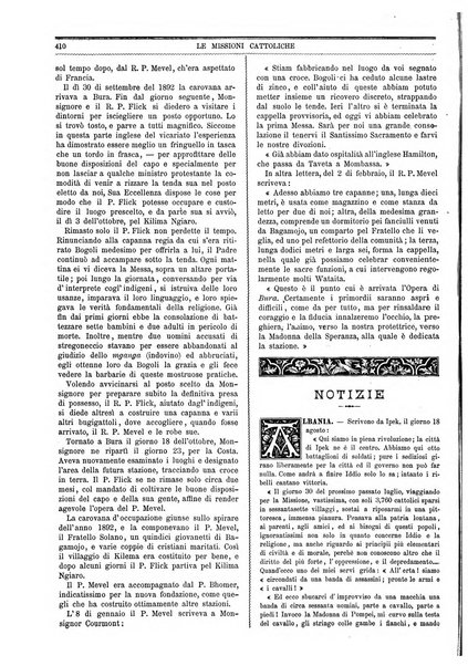 Le missioni cattoliche rivista quindicinale