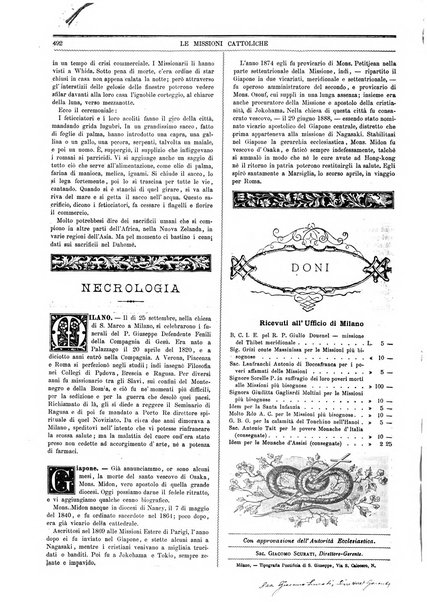 Le missioni cattoliche rivista quindicinale