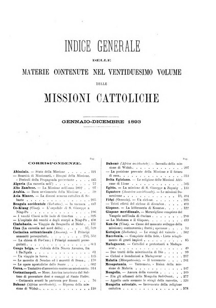 Le missioni cattoliche rivista quindicinale