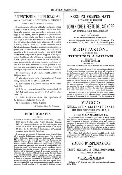 Le missioni cattoliche rivista quindicinale