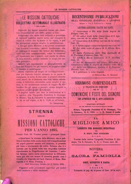 Le missioni cattoliche rivista quindicinale