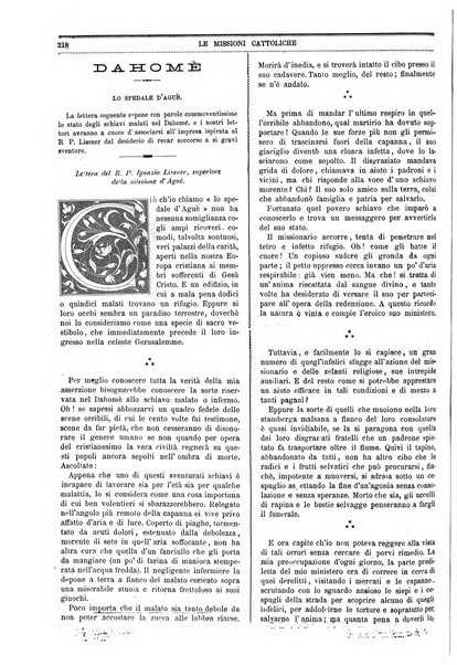 Le missioni cattoliche rivista quindicinale