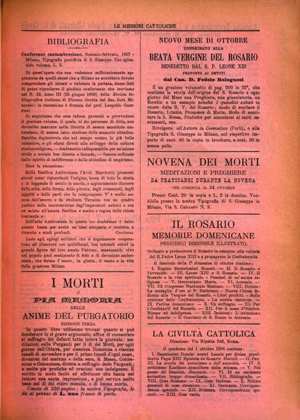 Le missioni cattoliche rivista quindicinale