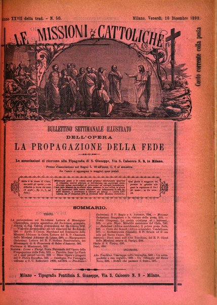 Le missioni cattoliche rivista quindicinale