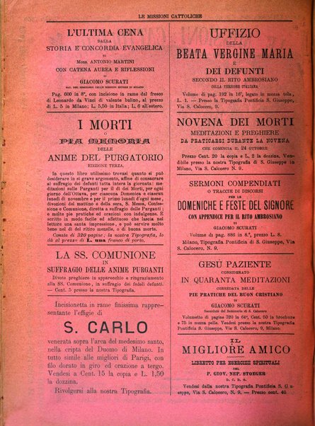 Le missioni cattoliche rivista quindicinale