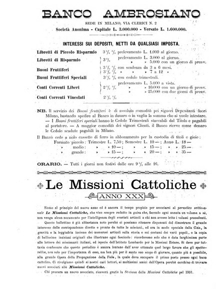 Le missioni cattoliche rivista quindicinale