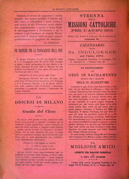 Le missioni cattoliche rivista quindicinale