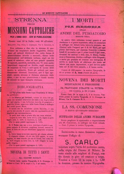 Le missioni cattoliche rivista quindicinale
