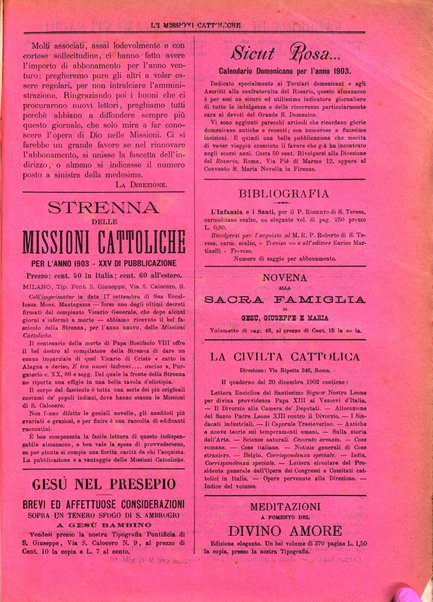 Le missioni cattoliche rivista quindicinale