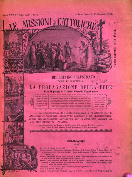 Le missioni cattoliche rivista quindicinale