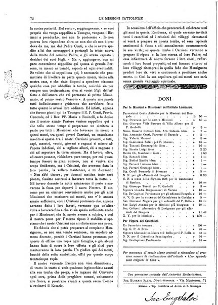 Le missioni cattoliche rivista quindicinale