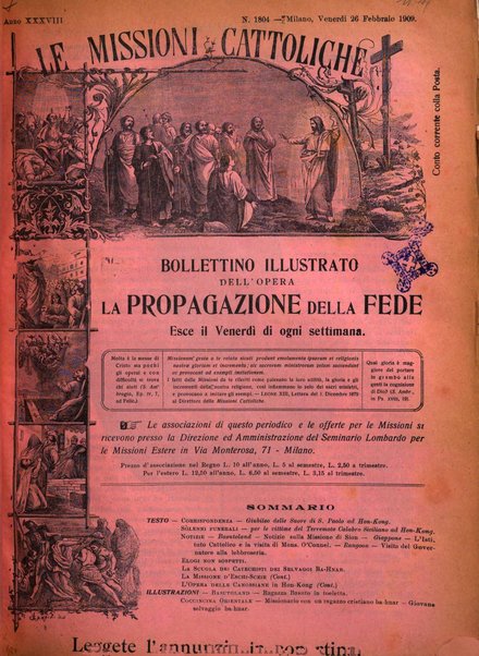 Le missioni cattoliche rivista quindicinale