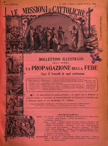 Le missioni cattoliche rivista quindicinale