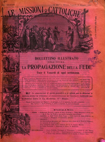 Le missioni cattoliche rivista quindicinale