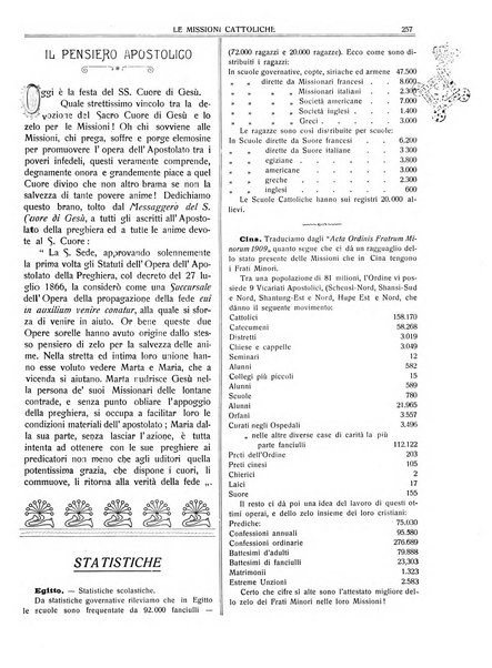 Le missioni cattoliche rivista quindicinale