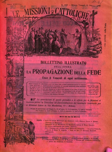 Le missioni cattoliche rivista quindicinale