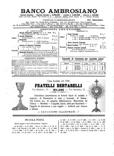 Le missioni cattoliche rivista quindicinale