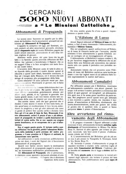 Le missioni cattoliche rivista quindicinale