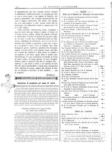 Le missioni cattoliche rivista quindicinale