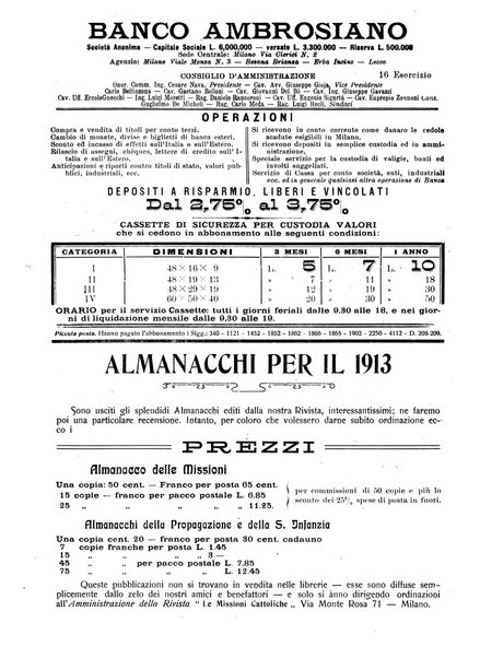 Le missioni cattoliche rivista quindicinale