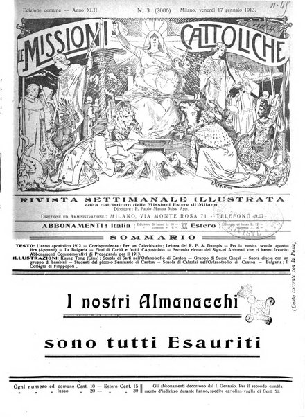 Le missioni cattoliche rivista quindicinale