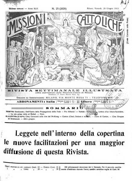 Le missioni cattoliche rivista quindicinale