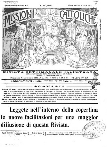 Le missioni cattoliche rivista quindicinale