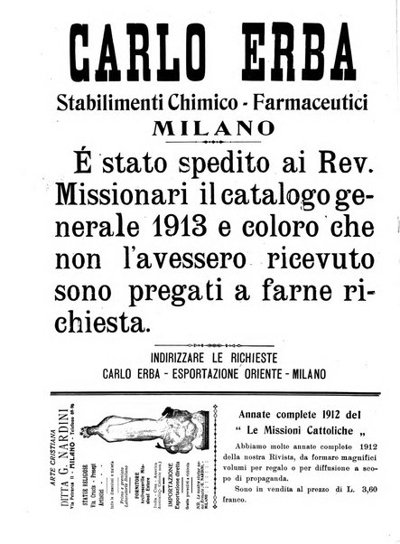 Le missioni cattoliche rivista quindicinale