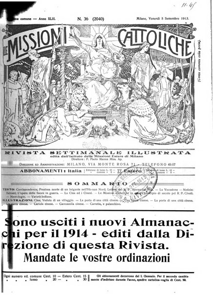 Le missioni cattoliche rivista quindicinale