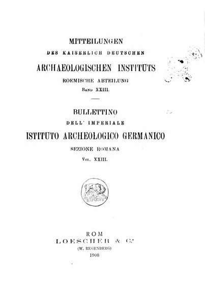 Mittheilungen des kaiserlich deutschen archaeologischen Instituts